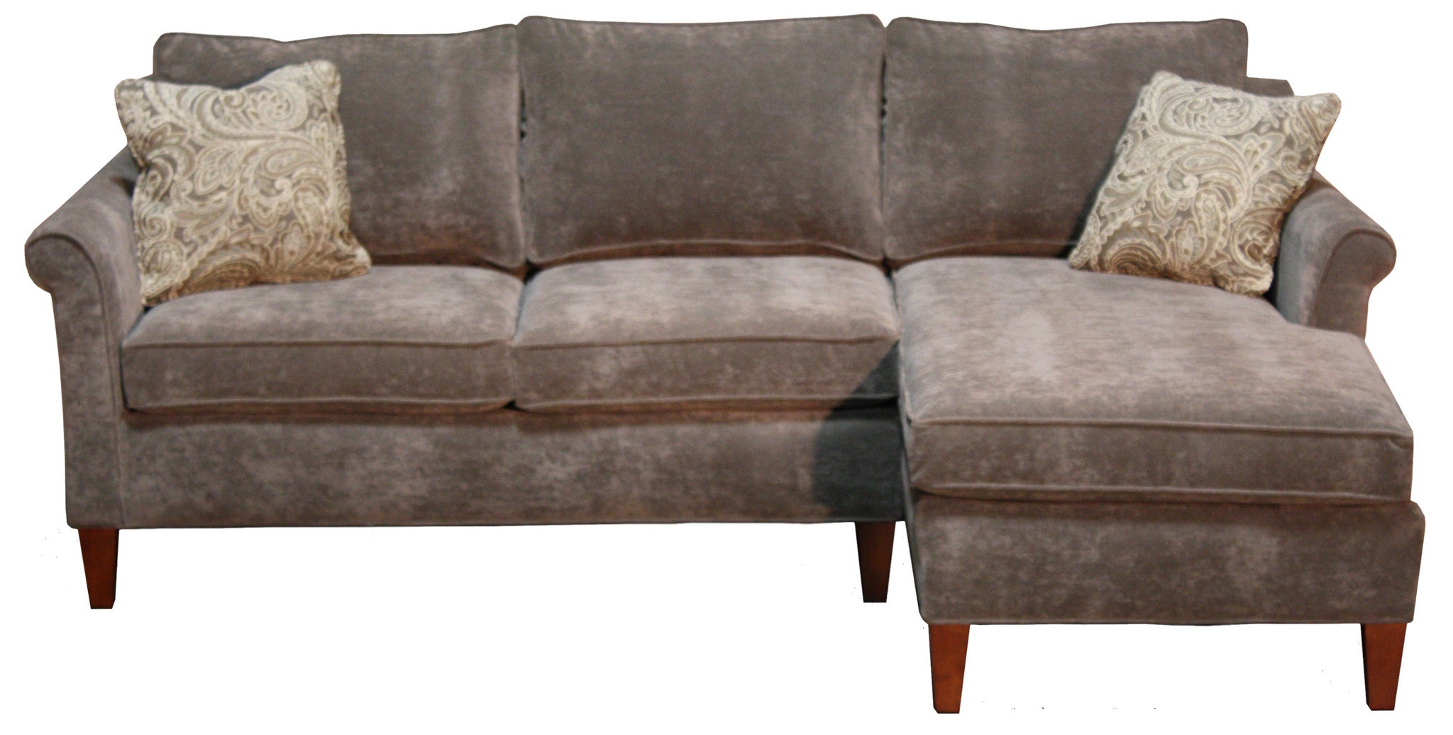 Oscar Sectional #4 - Modern Loveseat with Chaise Lounge for Living Room | Comfortable Fabric Sofa Set for Small Spaces & Apartments