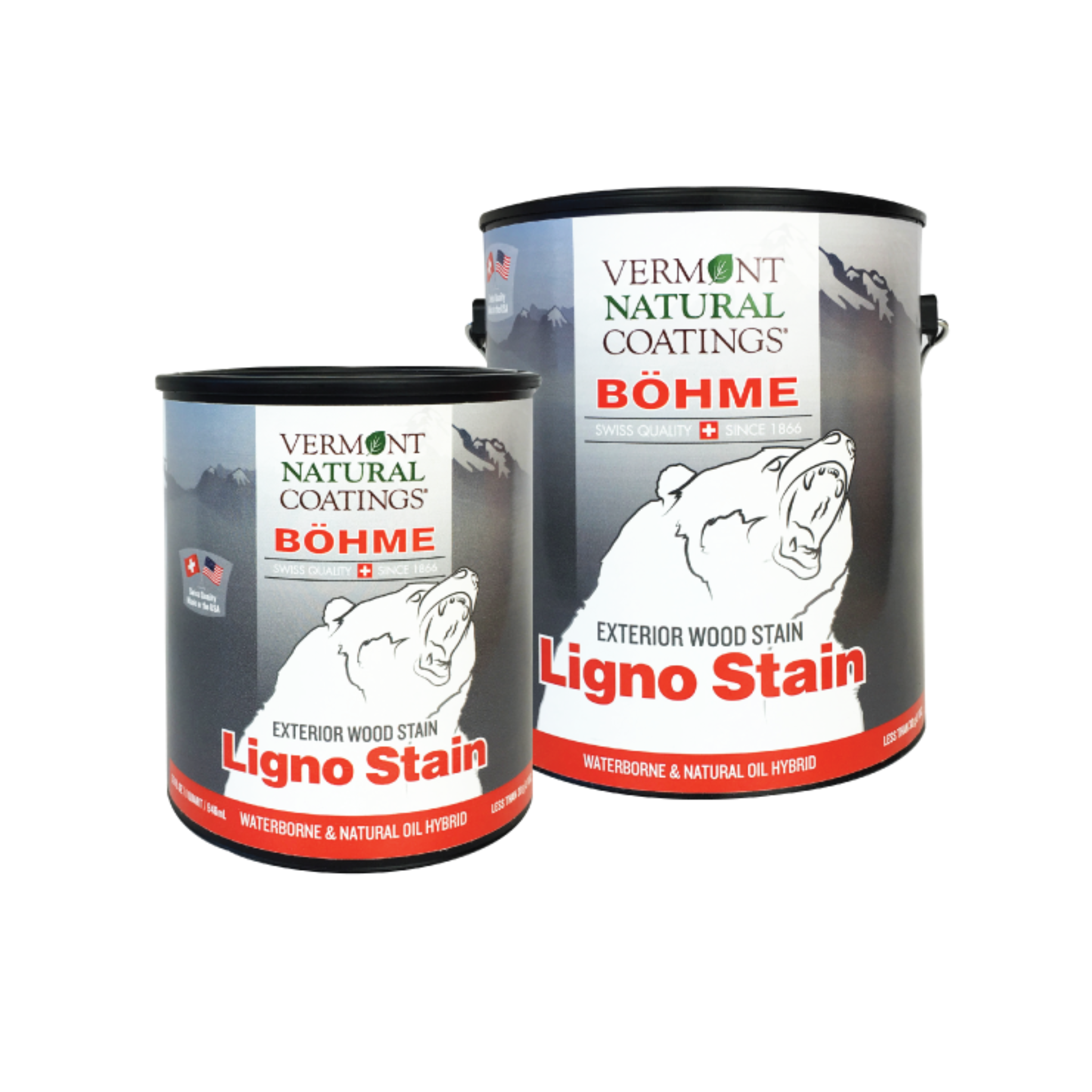 Vermont Natural Coatings Bohme Ligno Eco-Friendly Exterior Wood Stain - Premium Protection for Decks, Fences & Outdoor Furniture | Weather-Resistant, Non-Toxic Finish