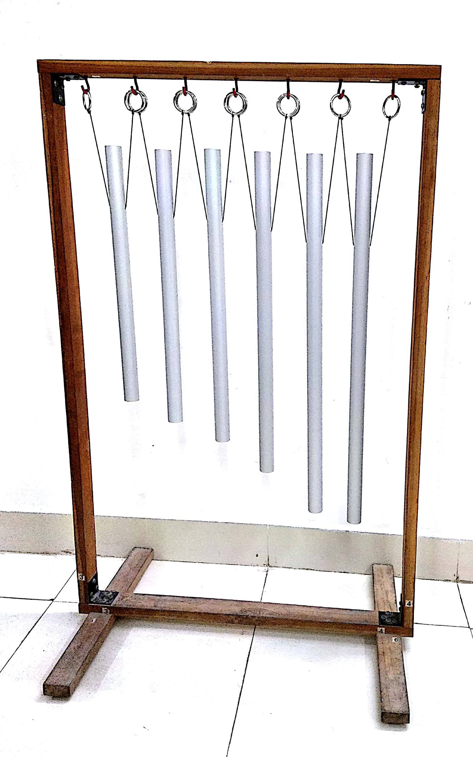 Easy-to-Assemble 6-Pipe Wooden Stand for Tobacco Pipes - Perfect for Pipe Collectors & Smoking Enthusiasts - Display & Organize Your Pipe Collection at Home or Office