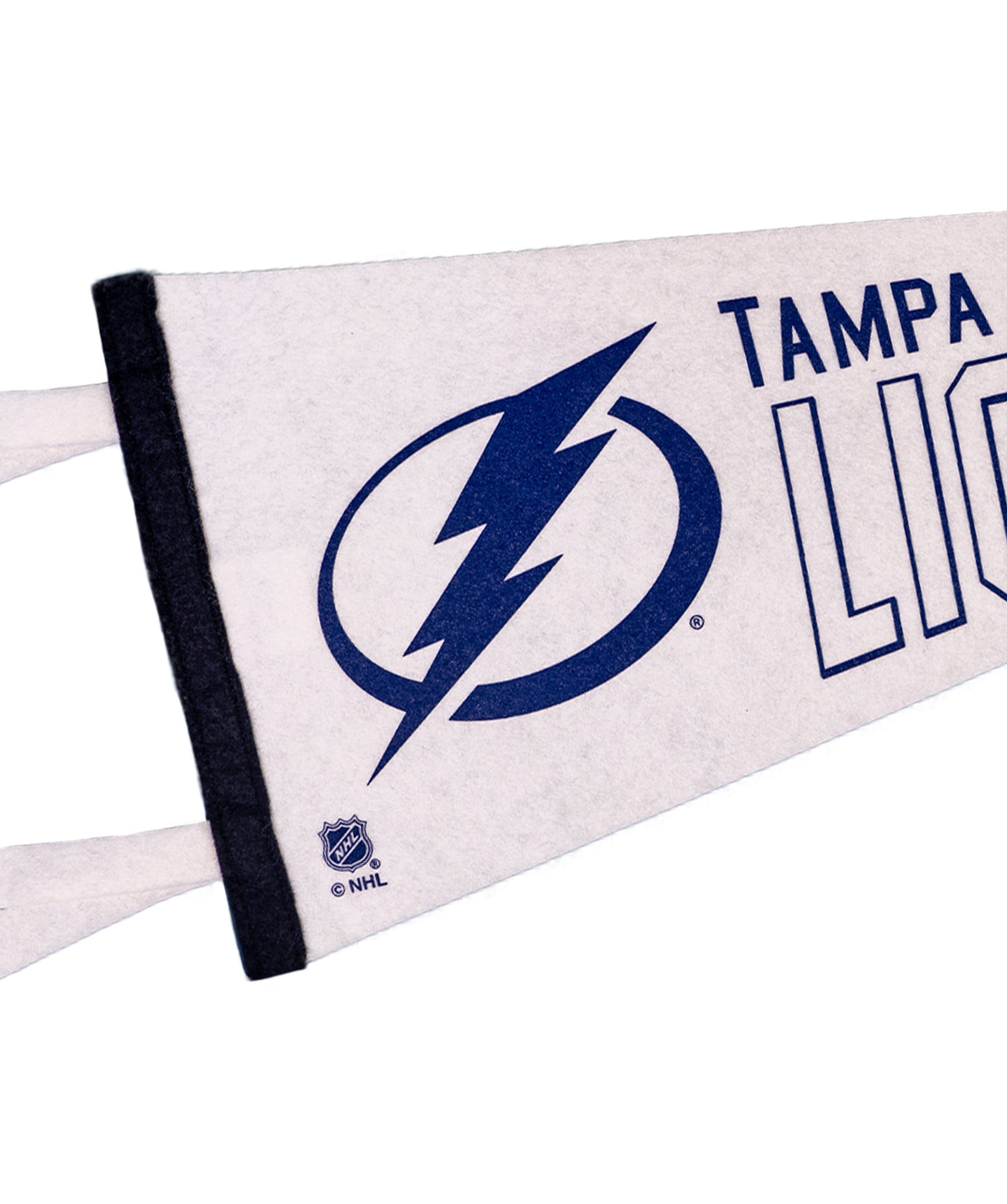 Tampa Bay Lightning NHL Pennant - Premium Embroidered Hockey Team Banner for Home, Office & Game Day Decor