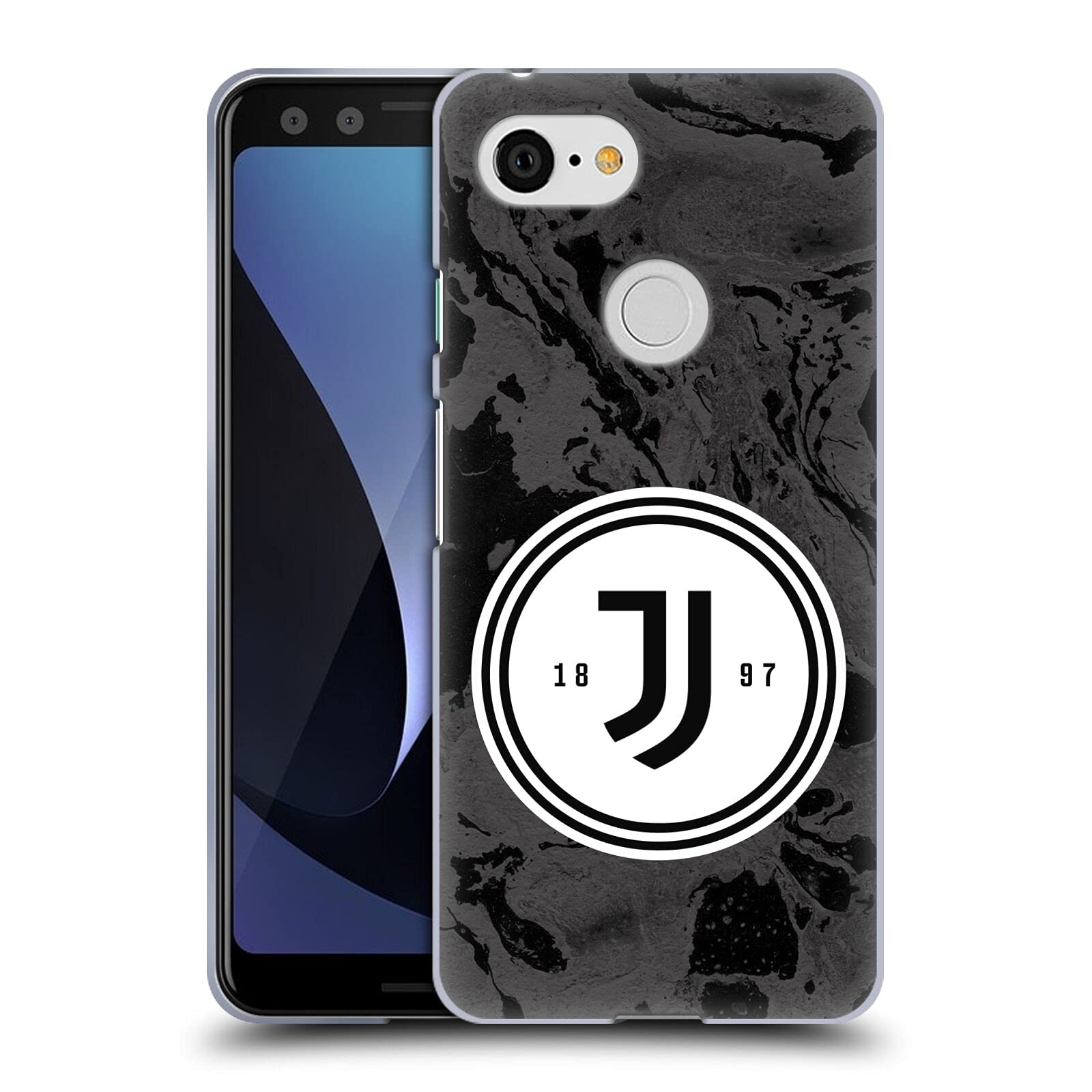 Juventus Football Club Soft Gel Case for Google Pixel 3 - Stylish Marble Design for Football Fans