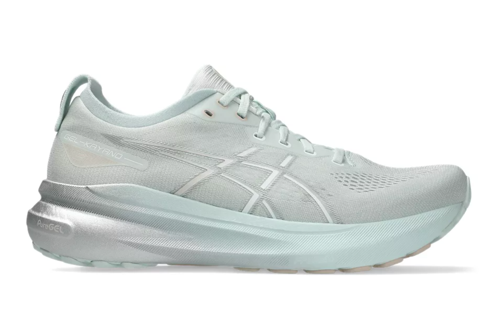 ASICS Men's Gel-Kayano 31 Running Shoes (D Width) - Pure Aqua/Pure Silver | Stability Cushioning for Long-Distance Running & Daily Training