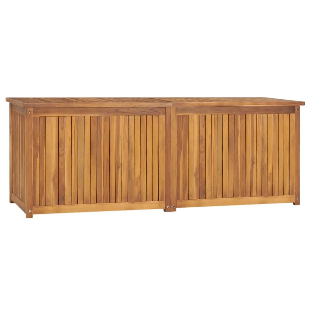 Solid Teak Wood Patio Storage Box 59