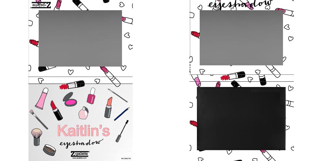 Custom Extra Large Z Palette - Magnetic Makeup Palette for Eyeshadows & Blush - Perfect for Professional Makeup Artists & Travel