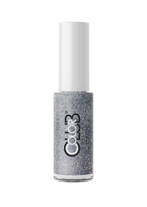 Color Club Nail Art Striper Brush - Teal Twinkle Glitter Nail Polish for Professional Salon & DIY Manicures - Perfect for Parties, Weddings & Special Occasions