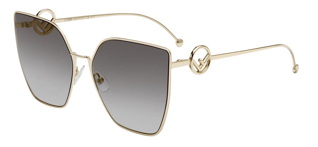FENDI FF 0323/S FT3 6318 Sunglasses for Women - Luxury Designer Shades with UV Protection - Perfect for Beach, Driving & Fashion Outfits