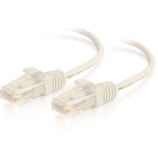 1Ft Cat6 Ethernet Cable White UTP Slim 28AWG - High-Speed Internet & Network Connection for Home, Office, and Gaming Setup