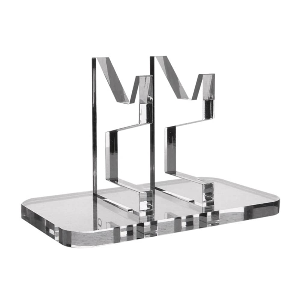 Clear Acrylic Display Stand for PS5/Xbox/Switch Controllers - Universal Gamepad Holder for Modern & Retro Gaming Consoles - Perfect for Showcase, Storage & Gaming Room Decor