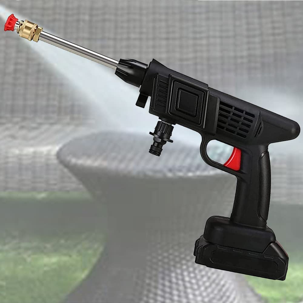SHENGSHIYU 24V Cordless Pressure Washer - Portable Electric Power Washer for Home, Car, Garden & Outdoor Cleaning with 5m Hose, Extension Gun & 2 Batteries - Ideal for Patio, Driveway, Fence, Pet Washing & Vehicle Detailing