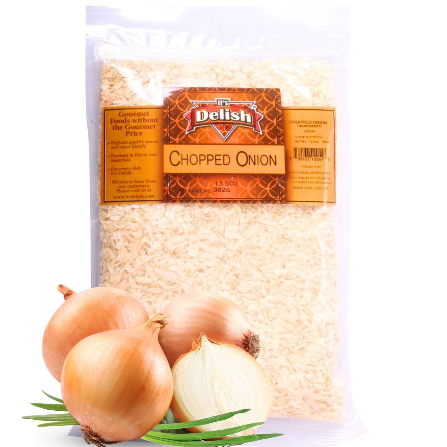 Premium Dried Chopped Onion - All Natural, No Preservatives - Perfect for Soups, Salads, and Seasoning Dishes