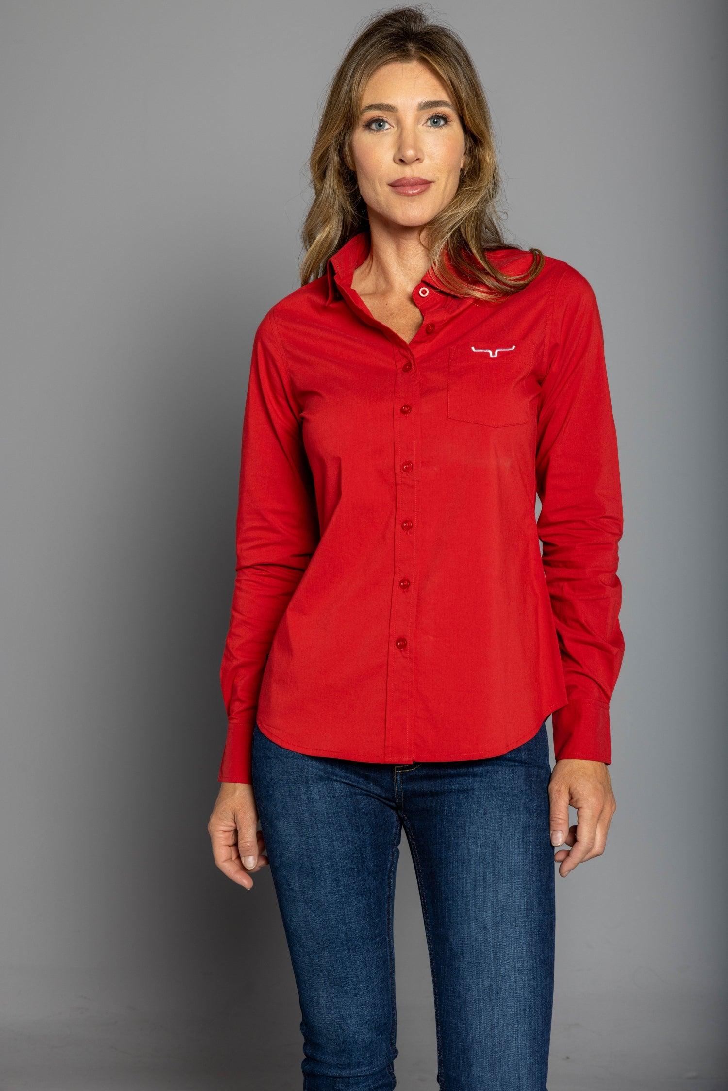 KR Team Women's Long Sleeve Shirt - Comfortable & Stylish Activewear for Gym, Workout & Casual Wear