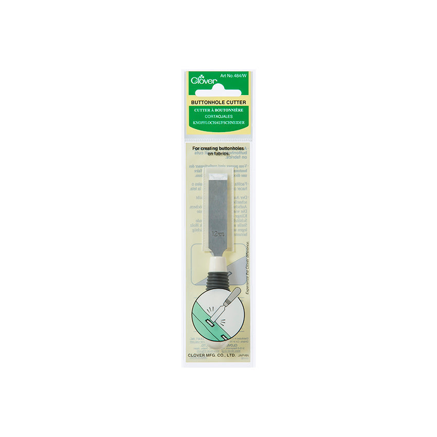 12mm Long Professional Clover Button Hole Cutter - Perfect for Sewing, Quilting, and DIY Craft Projects