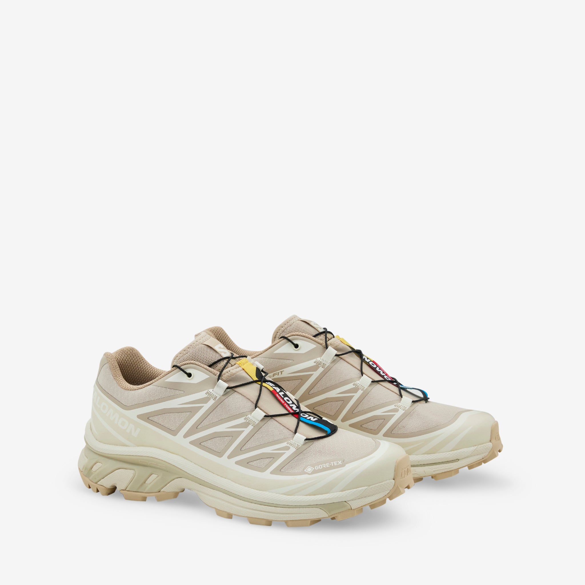 XT 6 GTX Oxford Tan Men's Waterproof Hiking Shoes | Almond Milk & Safari Color | Outdoor Adventure, Trail Running & Daily Wear