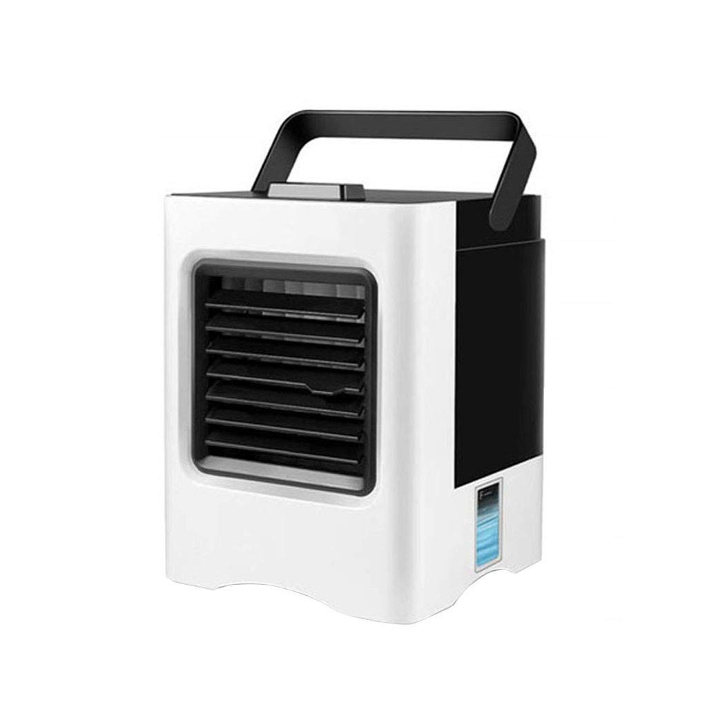 ninRYA 4-in-1 Portable Air Conditioner - Mini Air Cooler with USB Charging for Bedroom, Home, Office, Dorm & Camping - Compact Personal Cooling Fan for Summer, Travel & Outdoor Activities (White)