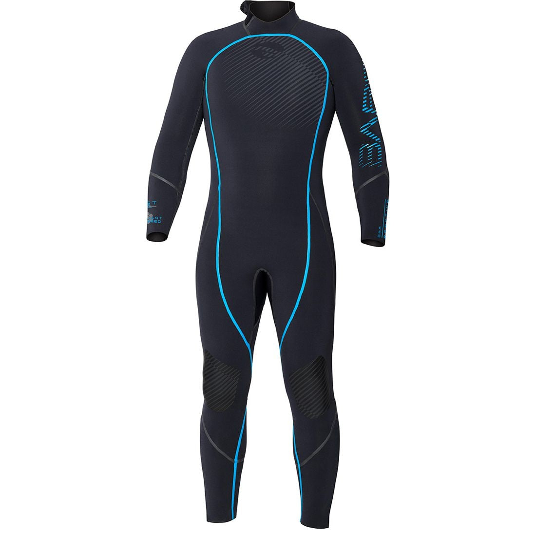 3mm Bare Reactive Full Jumpsuit Wetsuit for Scuba Diving - Warm & Flexible Neoprene Suit for Underwater Exploration & Water Sports