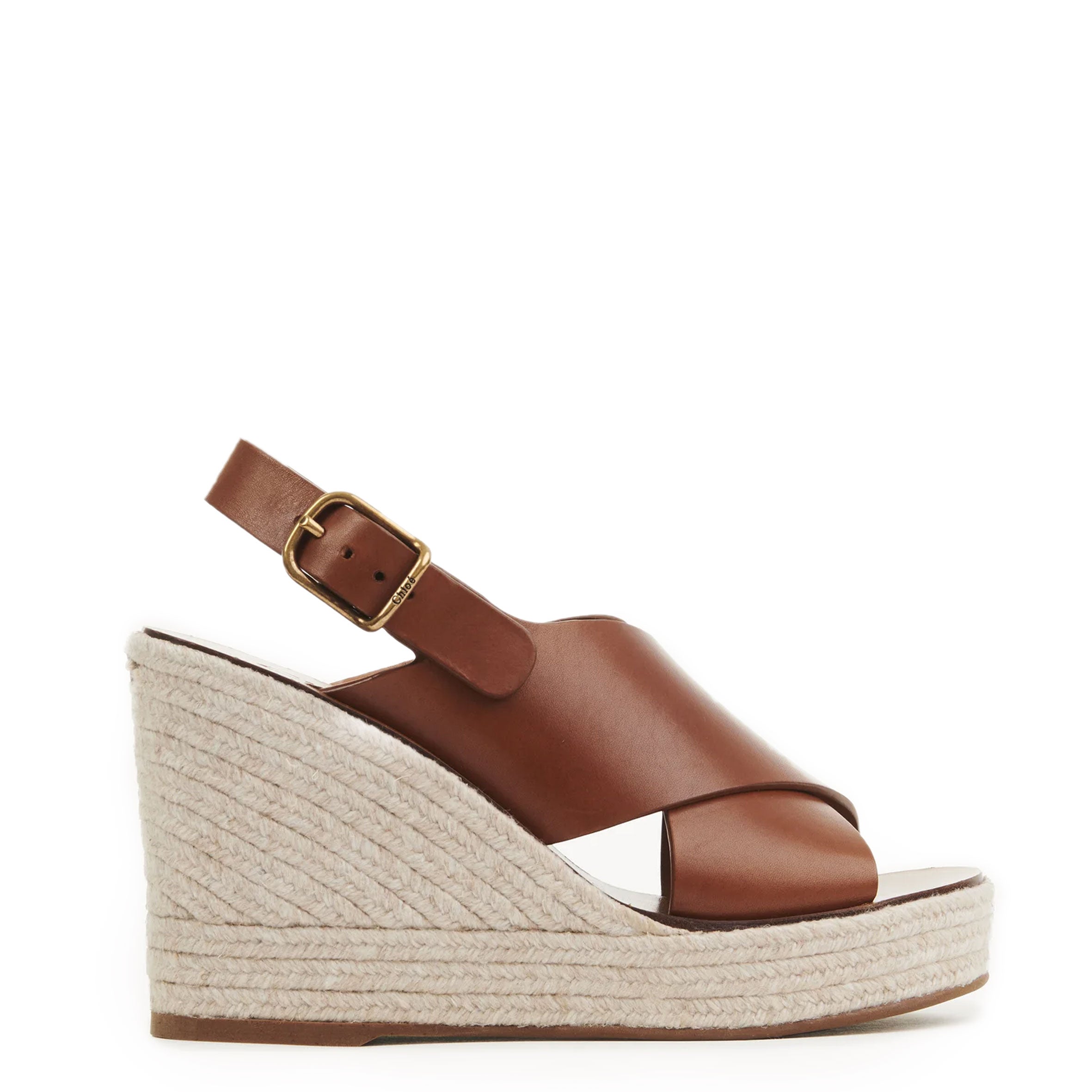 Women's Pary Espadrille Wedge Sandals in Ginger Brown - Comfortable Summer Casual Shoes for Beach, Vacation & Outdoor Wear