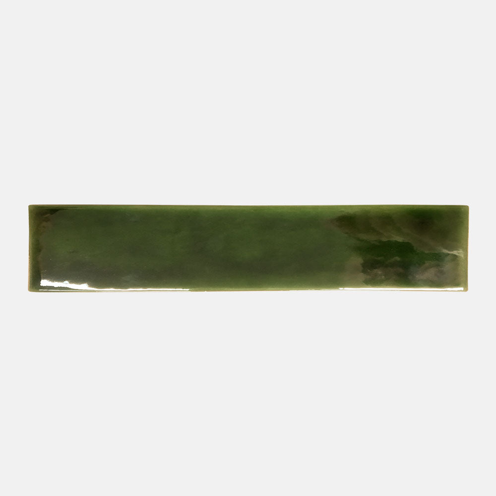 Premium Barcelona Urano Green 50X250 Glossy Ceramic Subway Tile - Perfect for Kitchen Backsplash, Bathroom Walls & Modern Interior Design