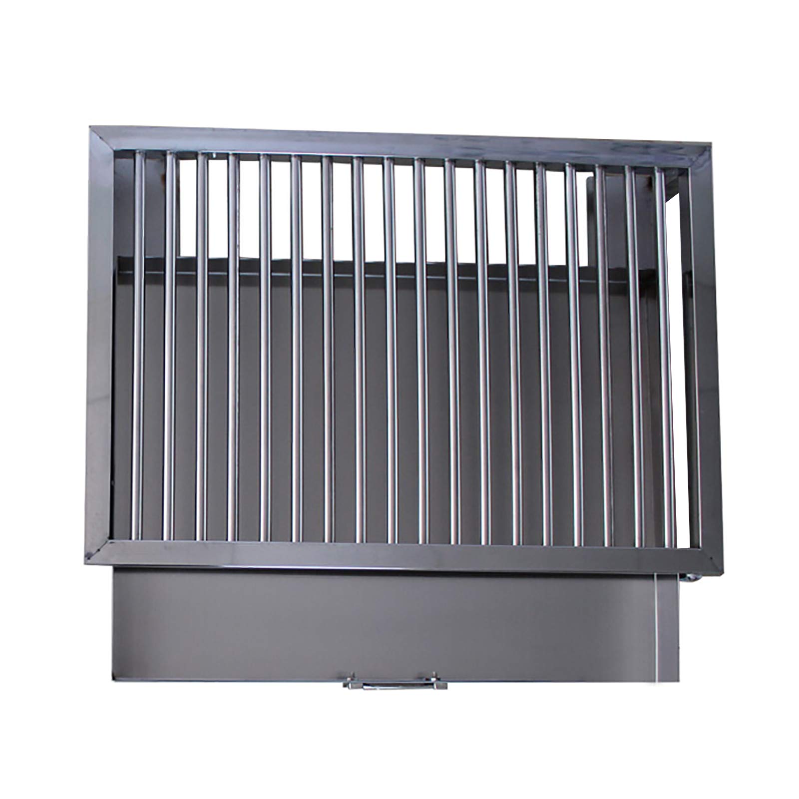 **Stainless Steel Dog Potty Tray - Double Layer Pet Toilet Training Tray for Small & Medium Dogs - Keep Paws Dry & Clean - Indoor & Outdoor Use**