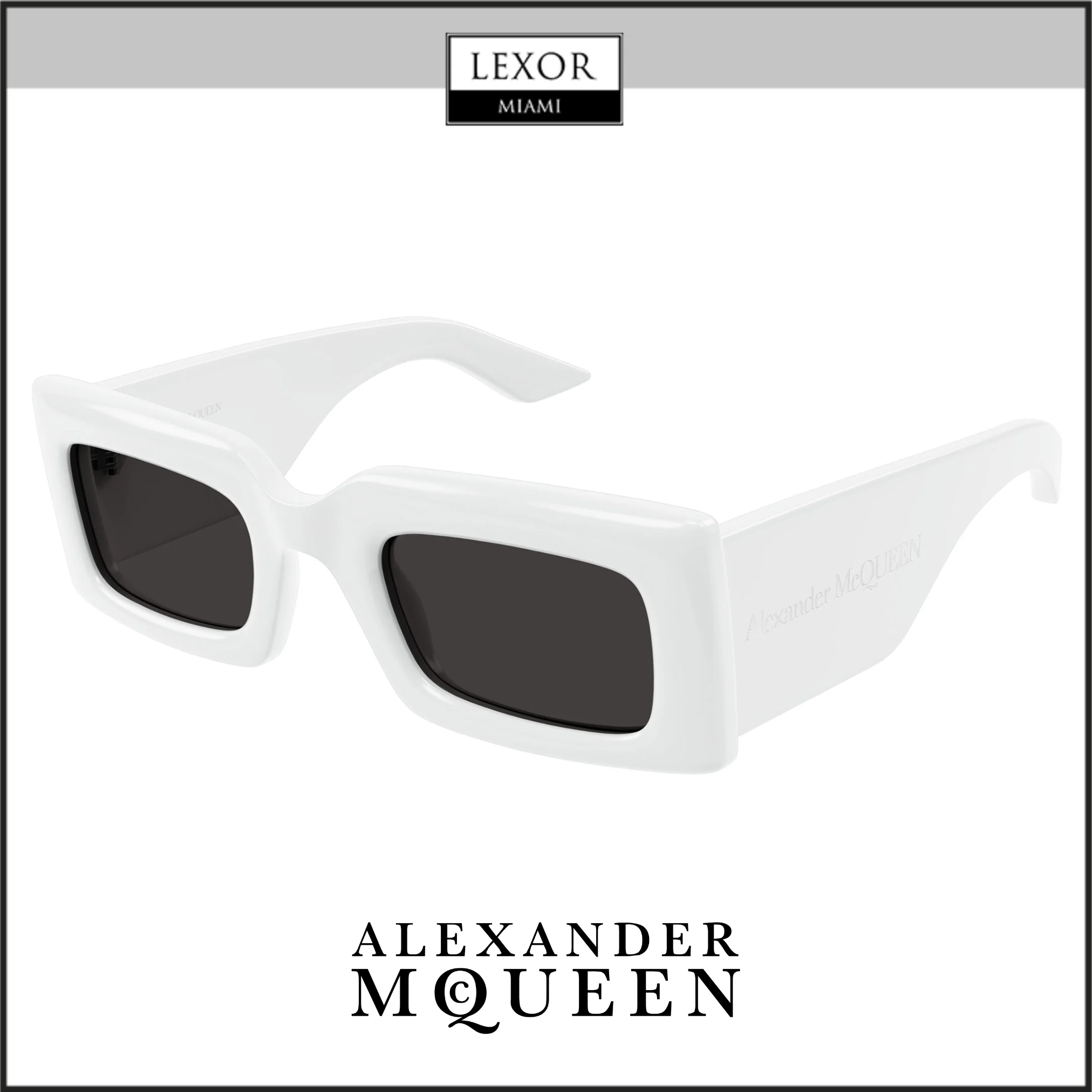 Alexander McQueen AM0433S 005 50mm Women's Designer Sunglasses - UV Protection Luxury Fashion Shades for Women, Perfect for Beach, Driving & Outdoor Activities