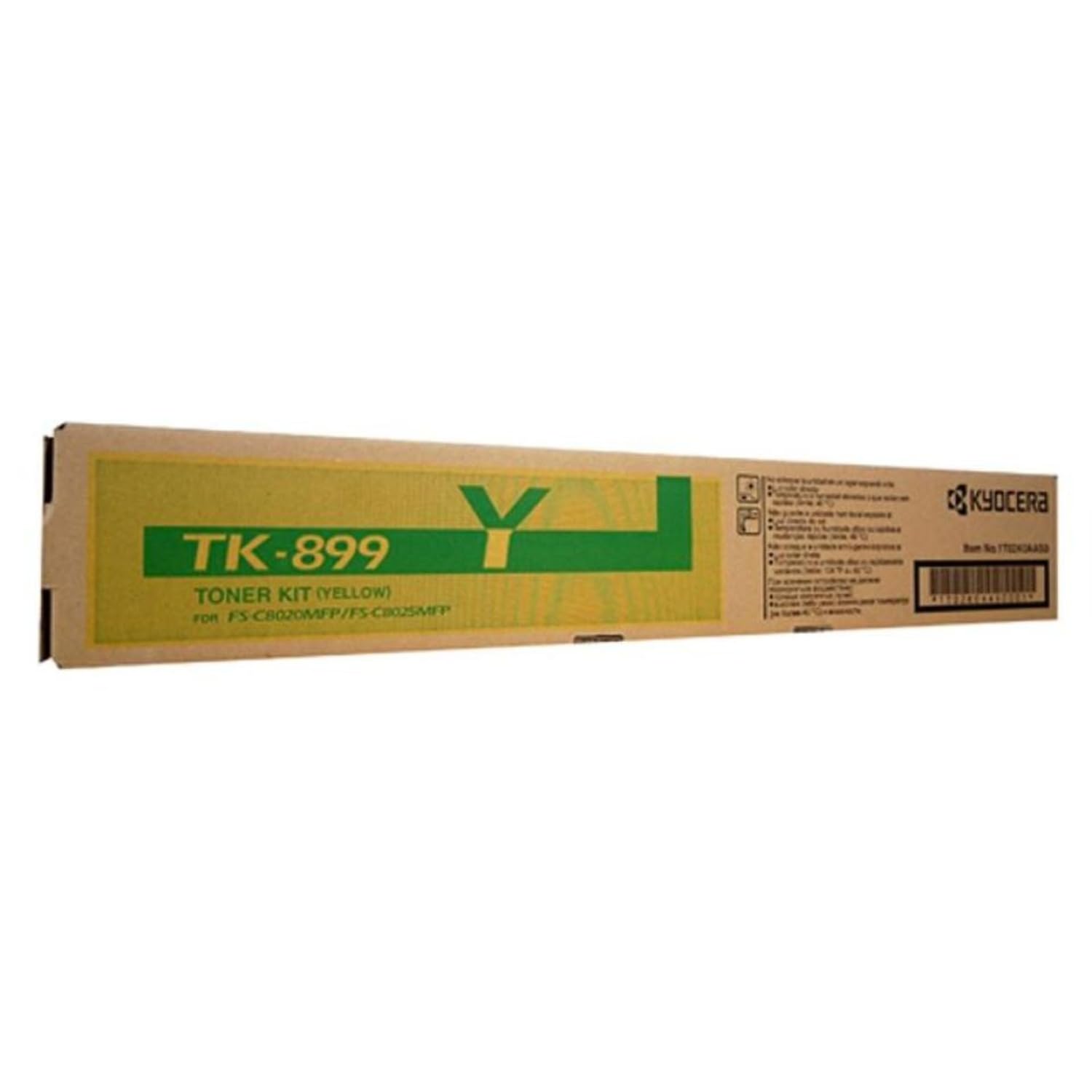 Kyocera TK-899Y Yellow Toner Cartridge for CS-205C/255C Printers - Office & Home Use