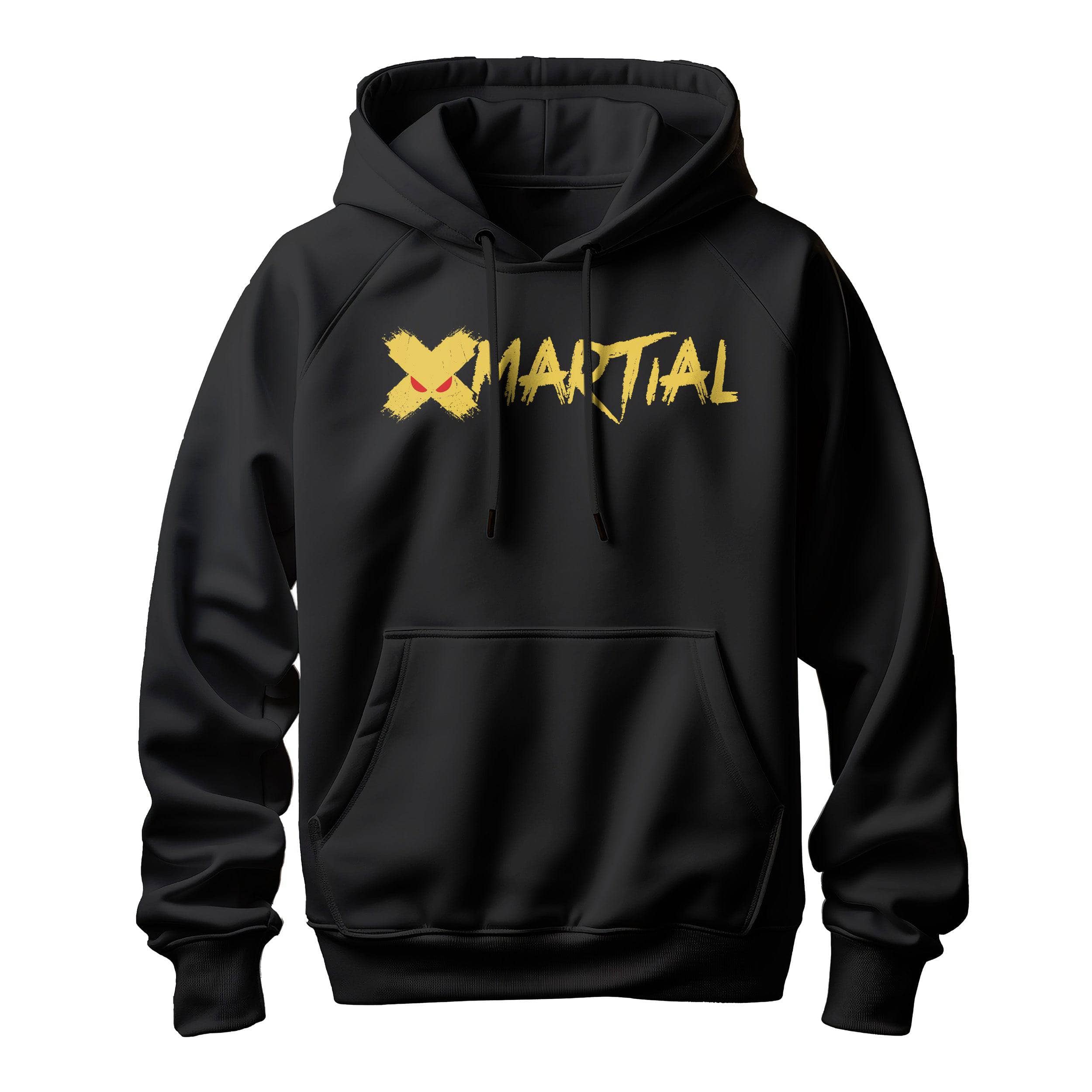 Jiu Jitsu Hoodie for Martial Arts Training - XMartial Fight Team BJJ Hooded Sweatshirt - Perfect for MMA, Grappling & Gym Workouts