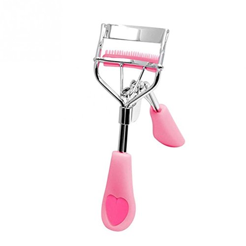 Premium Pink Eyelash Curler - 1pc Professional Handle Curling Tool for Long, Voluminous Lashes | Perfect for Makeup Kits, Travel & Everyday Beauty Routine