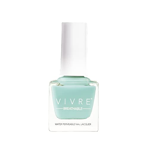 VIVRE Cosmetics Certified Breathable Halal Nail Polish - Water Permeable Vegan Nail Enamel - Non-Toxic & Commitment-Free - Perfect for Work, Travel & Special Occasions