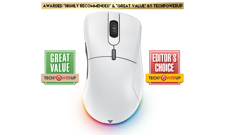 Fantech Helios Go XD5 Wireless Gaming Mouse - Lightweight Ergonomic Design, 16000 DPI, RGB Lighting - Perfect for PC, Laptop, Esports & Office Use