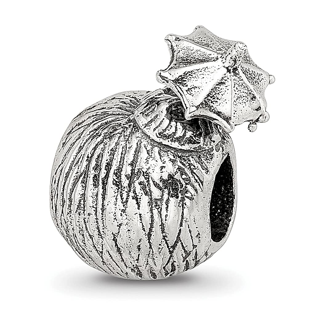 925 Sterling Silver Coconut Drink Charm Bead for Bracelet - Dainty Food Jewelry Gift for Women - Perfect for Beach Parties, Summer Outfits & Tropical Vacations