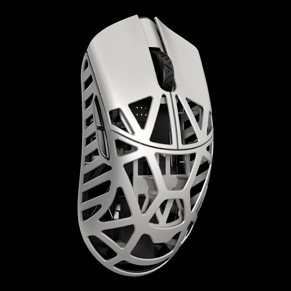 WLmouse Beast X Max Magnesium Wireless Gaming Mouse - Lightweight 59g, 26K DPI, Ergonomic Design for Pro Gamers (Fashion Grey) - Perfect for FPS, MOBA, and Esports Tournaments