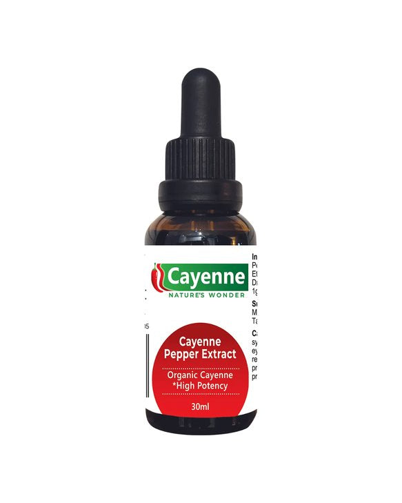 Organic Cayenne Pepper Extract with Dropper - 1000mg Pure Capsicum Supplement for Digestion & Metabolism - Perfect for Cooking, Detox & Weight Management
