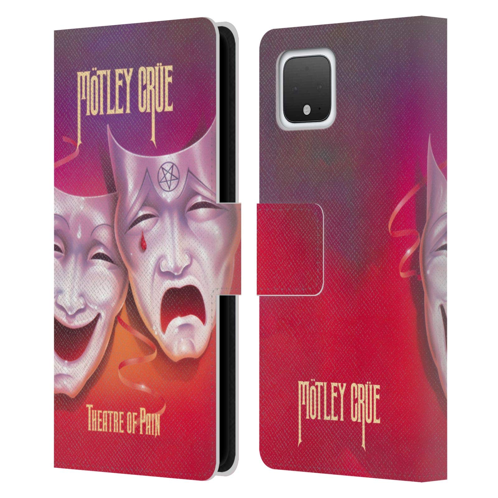 Motley Crue Leather Wallet Case for Google Pixel 4 - Music Album Design for Concerts & Travel