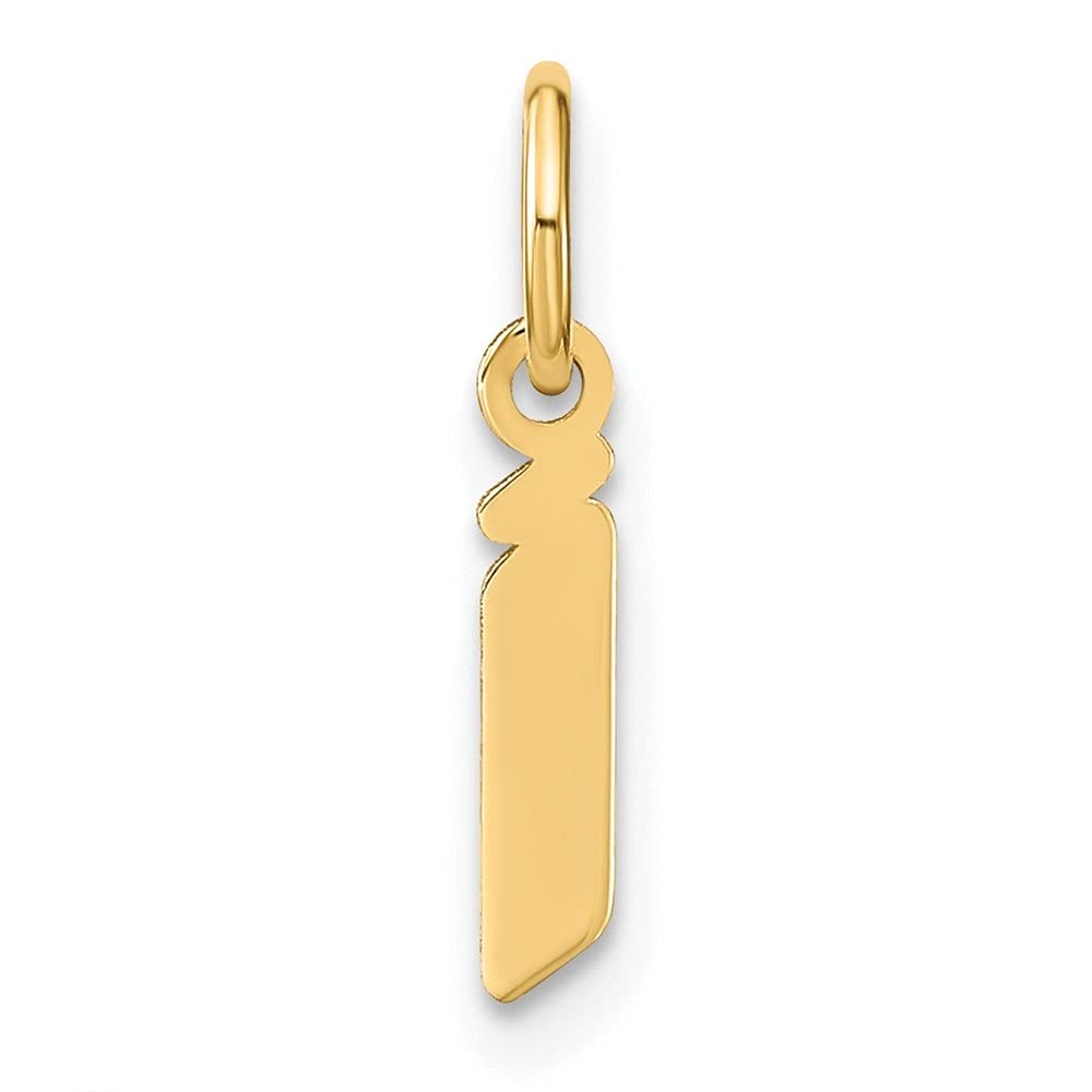 14K Yellow Gold Lowercase Letter 