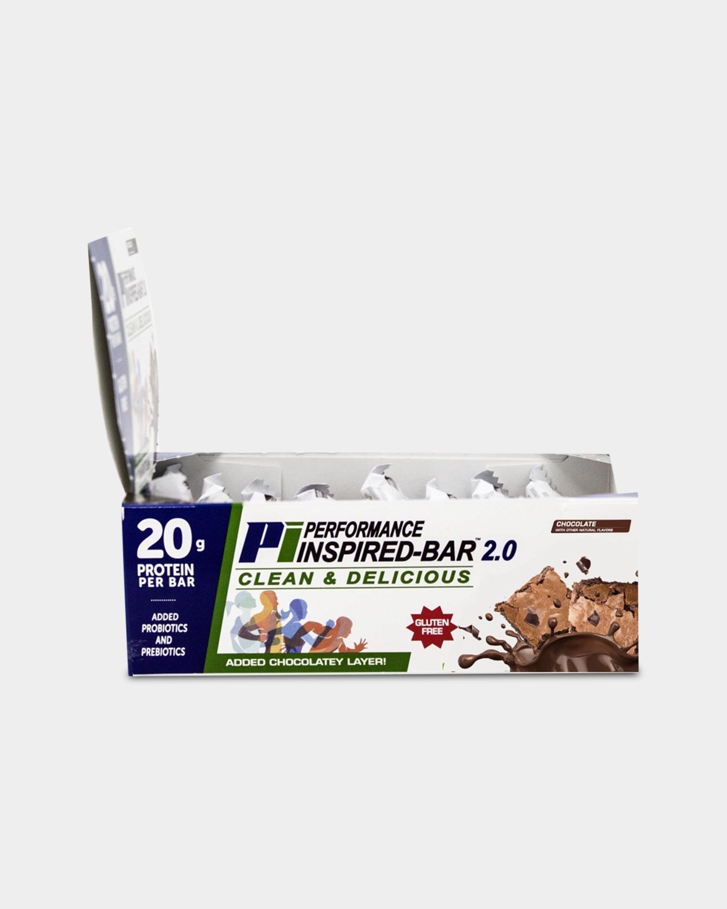 Performance Inspired Nutrition Bar 2.0 - High Protein Snack for Energy & Muscle Recovery | Pre-Workout & Post-Workout Fuel | Gym, Office & On-The-Go Nutrition