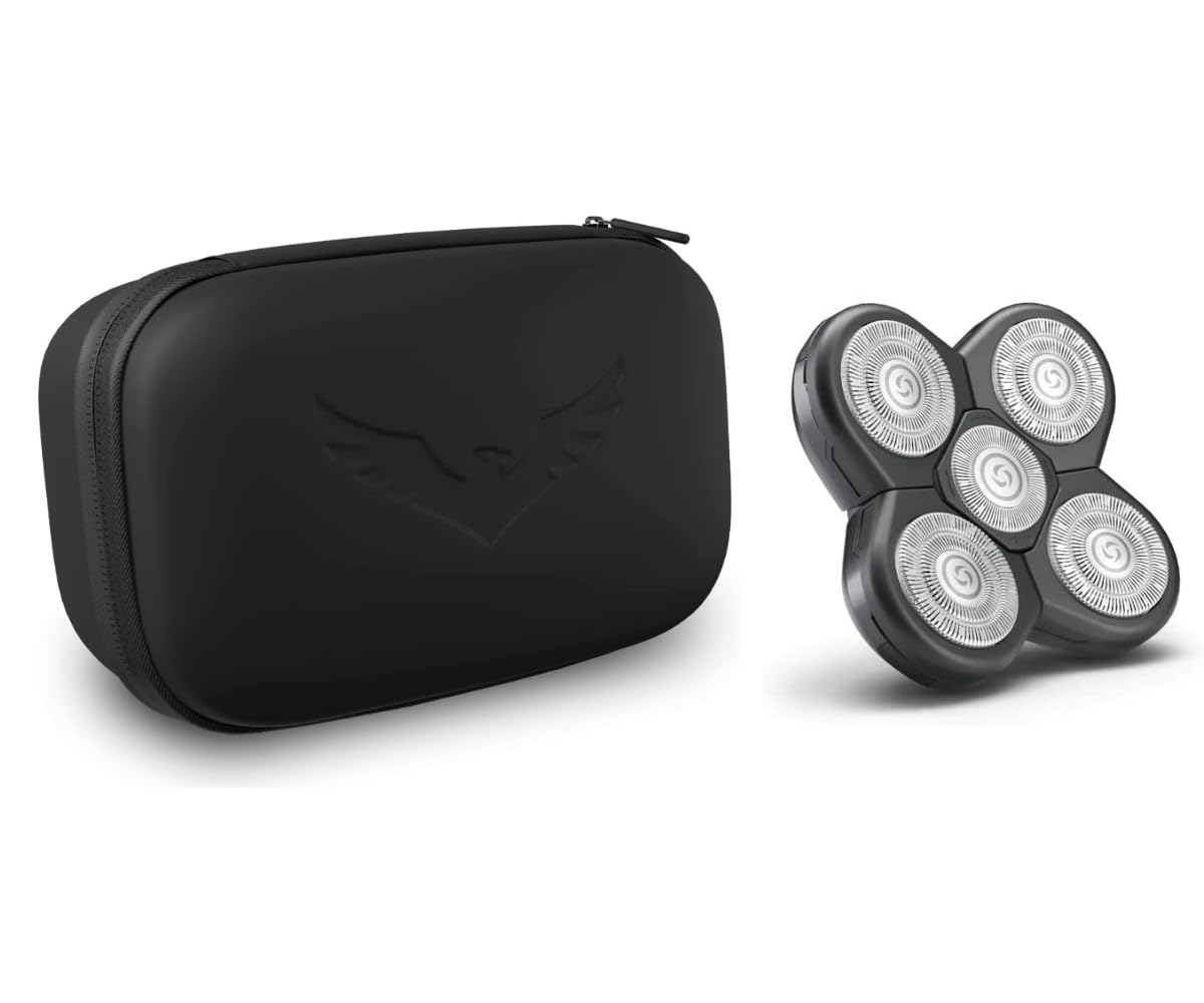 Freebird FlexSeries™ Travel Case & Replacement Blades - Premium Shaving Protection & Precision for FlexSeries Shavers | Perfect for Travel, Home & On-the-Go Grooming