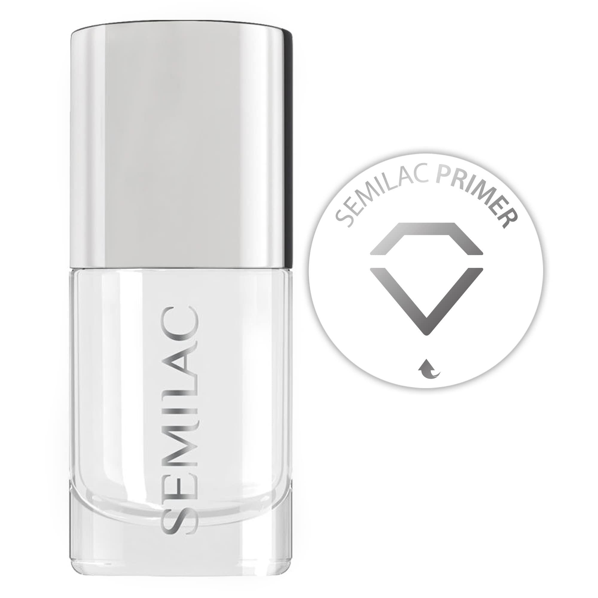 Semilac Acid Primer for Gel & Acrylic Nails - Professional Nail Degreaser for Perfect Manicure & Pedicure - Easy Application 7ml - Ideal for Salon & Home Nail Care