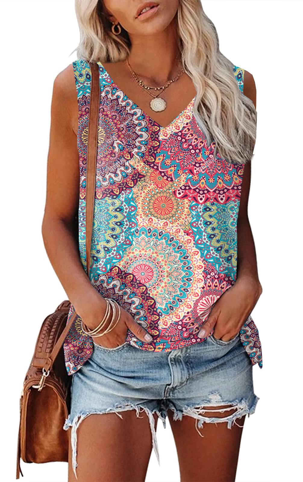 Women's Sleeveless Yoga Tank Tops - Breathable Loose Fit Running & Athletic Shirts for Summer Workouts, Gym & Casual Wear
