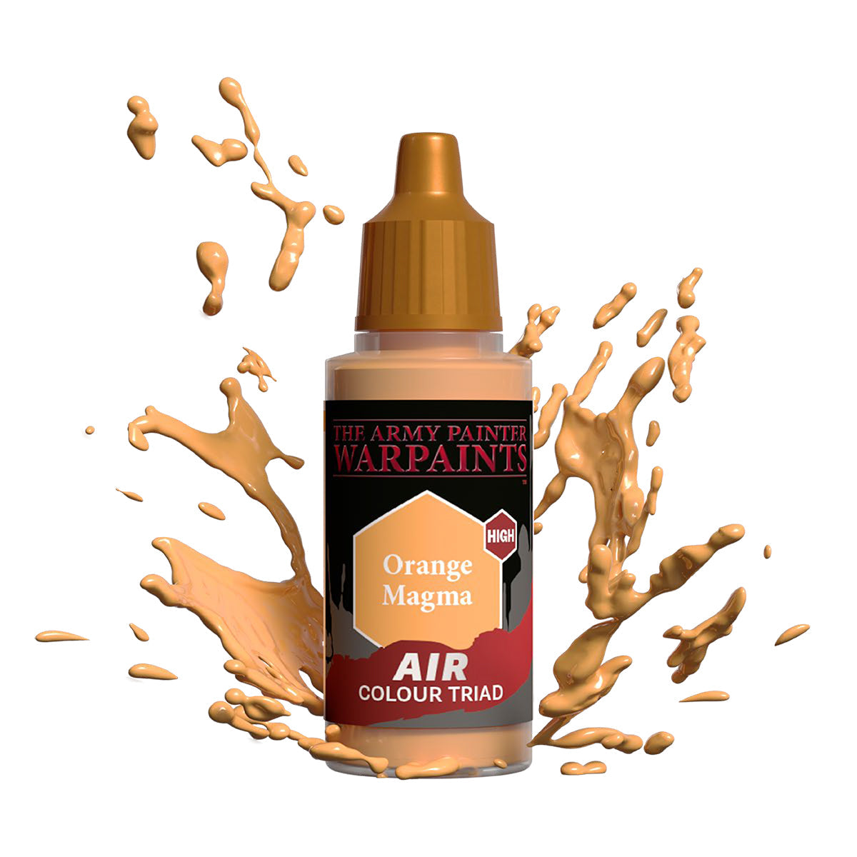 Warpaints Air: Orange Magma - Premium Water-Based Face Paint for Halloween, Cosplay & Body Art - Safe for Kids & Adults - Perfect for Costume Parties, Festivals & Theatrical Makeup