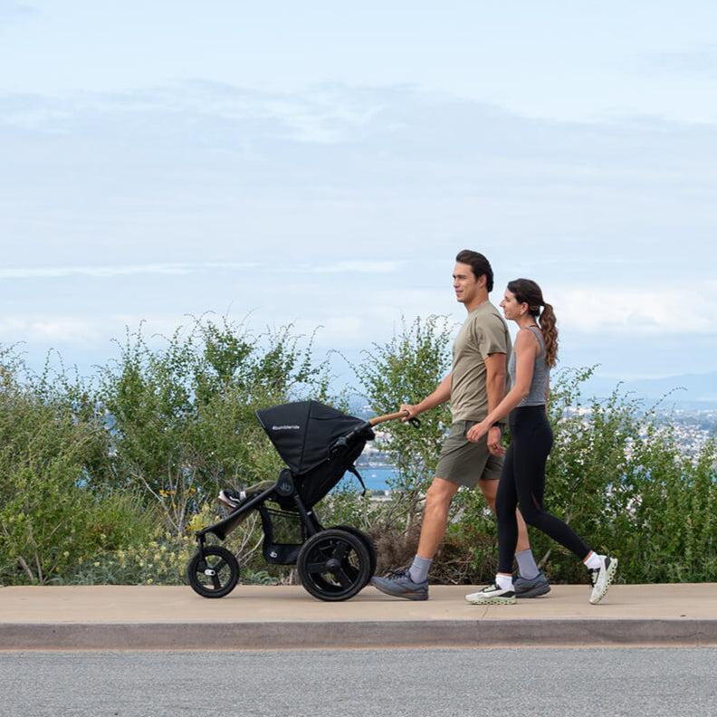 Bumbleride Speed Jogging Stroller - Lightweight All-Terrain Baby Stroller for Running & Outdoor Adventures (Black) | Perfect for Active Parents, Daily Walks, Park Visits & Travel