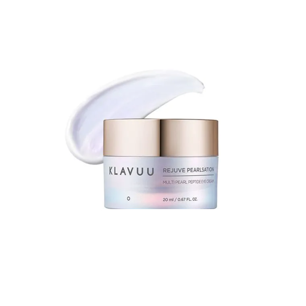 Klavuu Resuve Pearlsation Multi Pearl Peptide Eye Cream for Dark Circles, Wrinkles & Puffiness - Anti-Aging Under Eye Treatment for Day & Night Use
