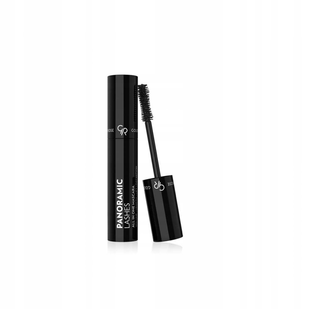 Golden Rose Panoramic All-in-One Mascara - Black Volumizing & Lengthening for Dramatic Lashes | Perfect for Everyday Wear, Date Night & Special Occasions