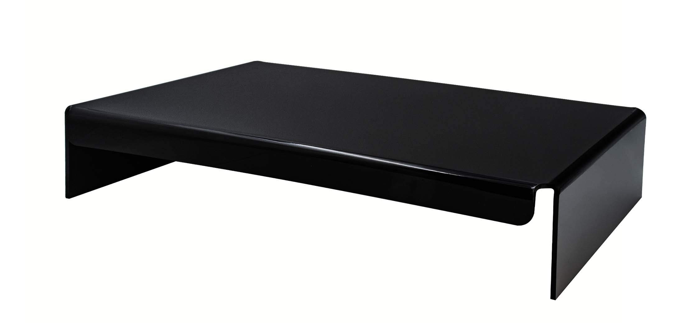 Premium Black Acrylic TV Riser & Monitor Stand - 20