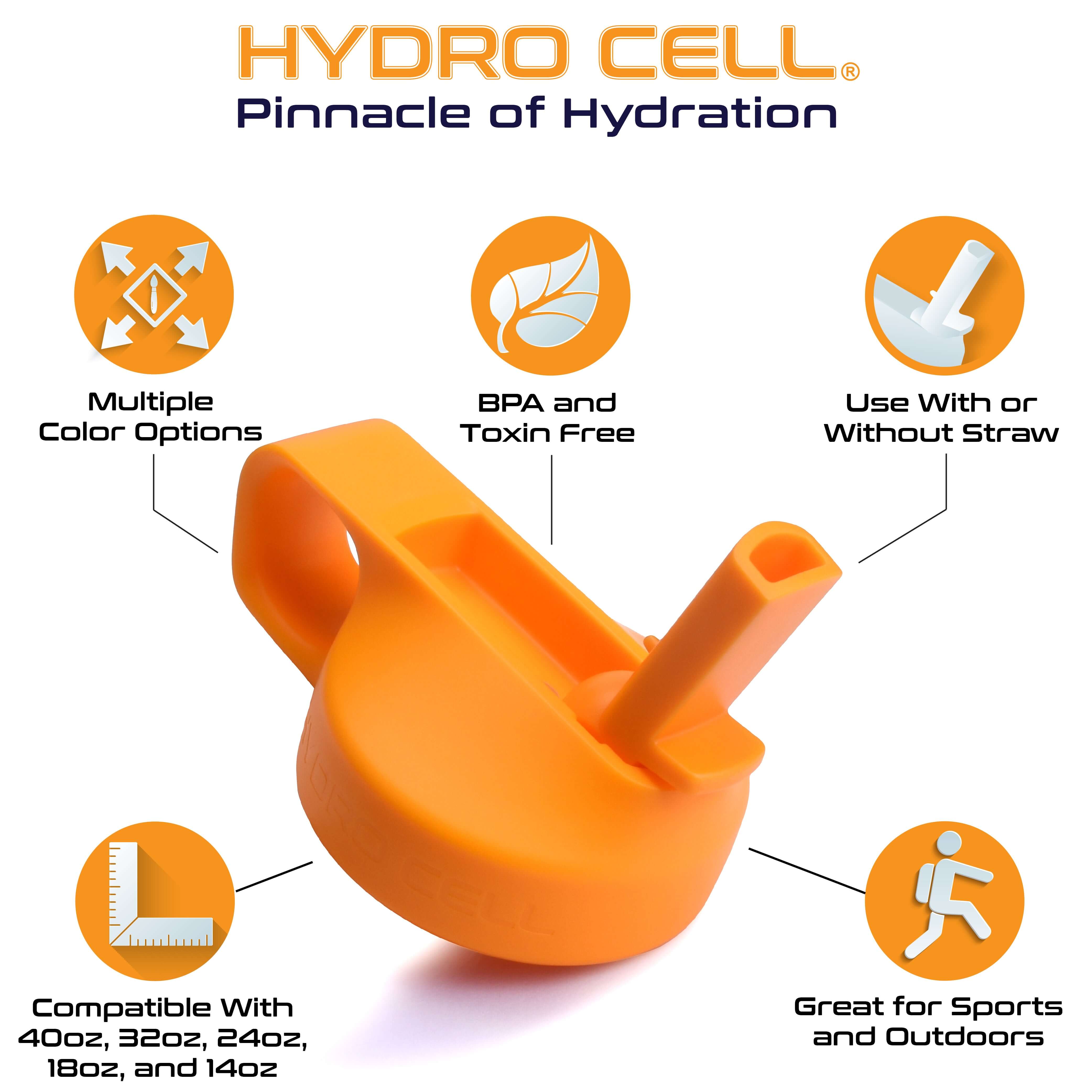 14 Pack 40oz Orange Wide Mouth Sports Water Bottles with Leak-Proof Cap - Perfect for Gym, Hiking & Outdoor Activities