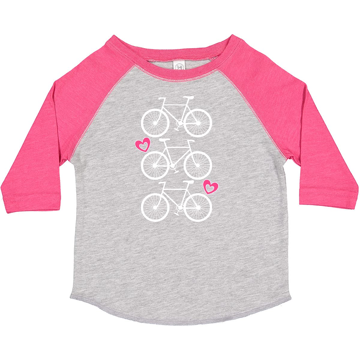 Inktastic Biking Gifts for Toddlers - Cute Bicycle Silhouette Graphic Tee for Boys & Girls - Soft Cotton Toddler T-Shirt for Cycling Enthusiasts - Perfect for Bike Rides, Birthday Gifts & Outdoor Adventures
