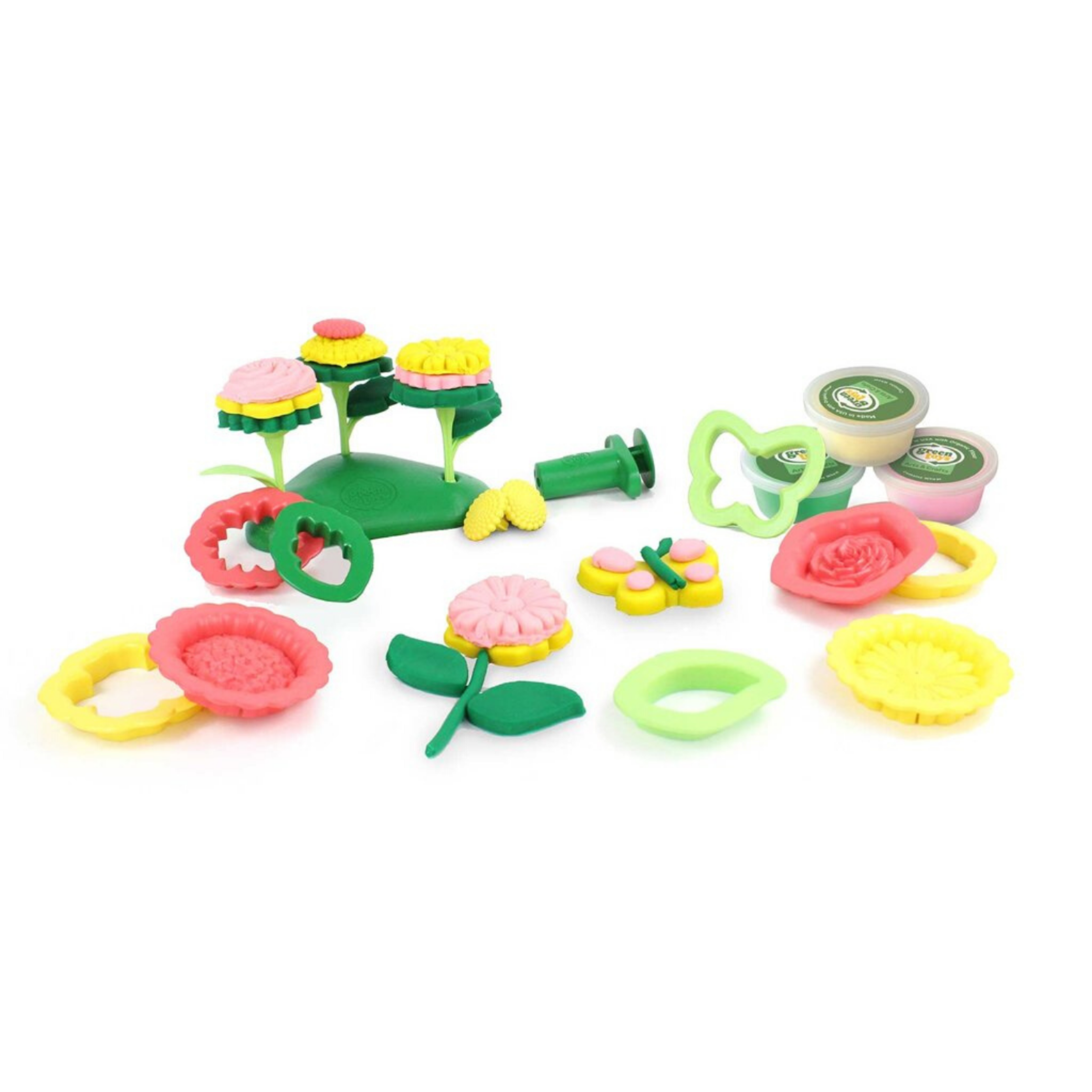 Flower Maker Dough Set for Kids Ages 2+ | Creative Play Dough Kit for Toddlers | DIY Flower Making Toys for Preschool Learning & Sensory Play | Perfect for Birthday Gifts & Classroom Activities