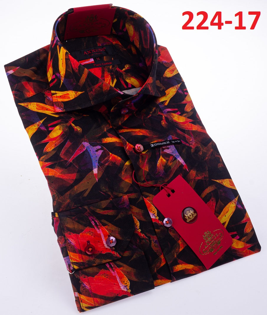 Axxess Modern Fit Shirt 224 17 - Premium Comfort Stretch Dress Shirt for Business & Casual Wear - Perfect for Office, Meetings, and Smart Casual Outfits