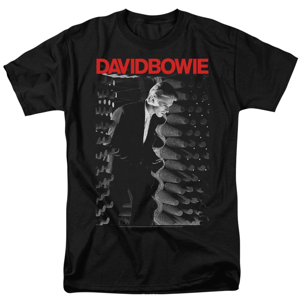 David Bowie Station to Station Rock Album Vintage T-Shirt & Stickers Set - Perfect for Concerts, Music Festivals and Bowie Fan Gifts
