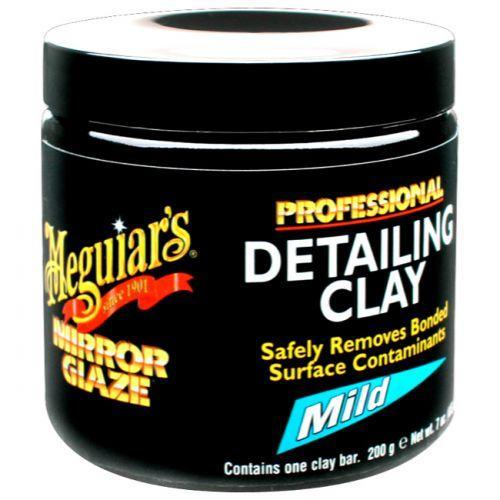 Meguiar's Mirror Glaze Detailing Clay Bar - Mild Grade for Paint Cleaning & Surface Contamination Removal - Perfect for Car Detailing, Motorcycle & Boat Surface Prep
