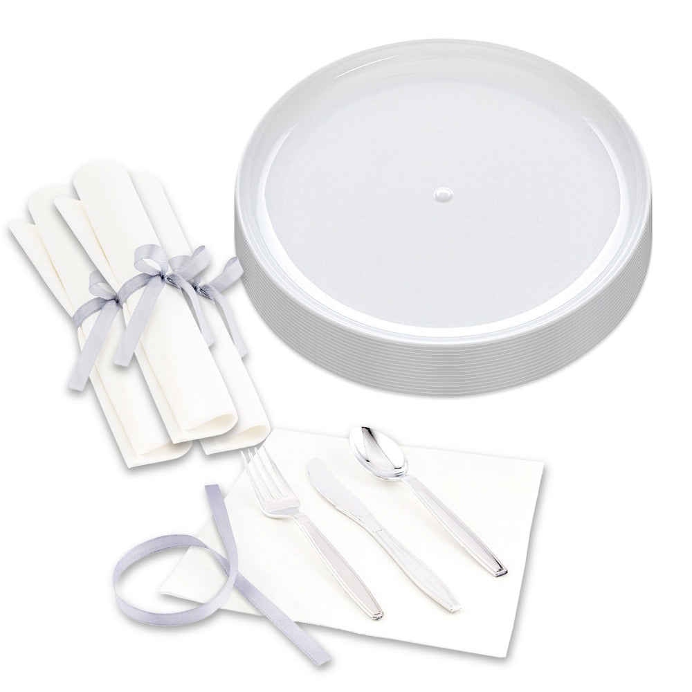 100-Pack Elegant White 7
