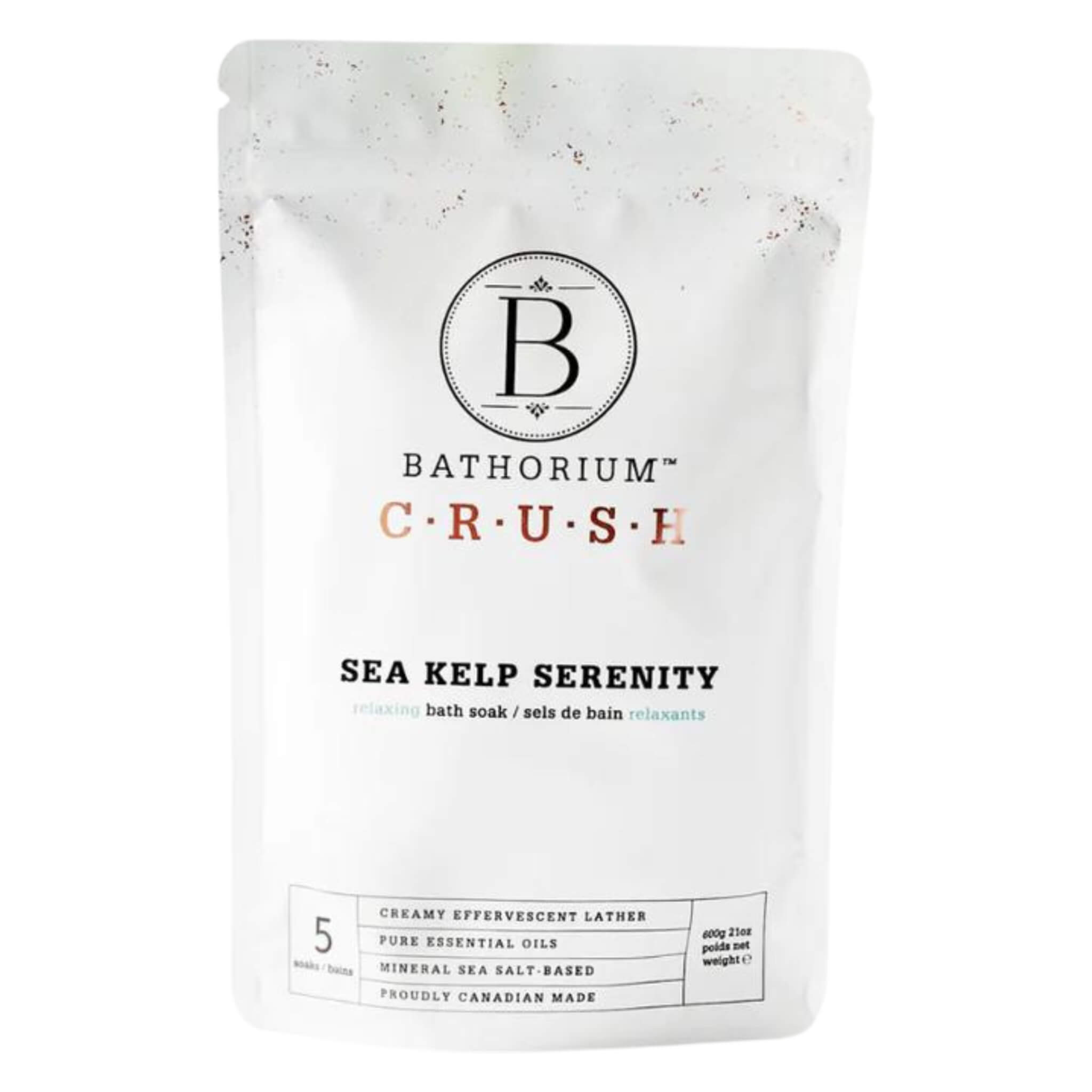 Organic Sea Kelp Bath Soak for Relaxation & Stress Relief - Detoxifying & Moisturizing Bath Crush for Spa-Like Experience at Home